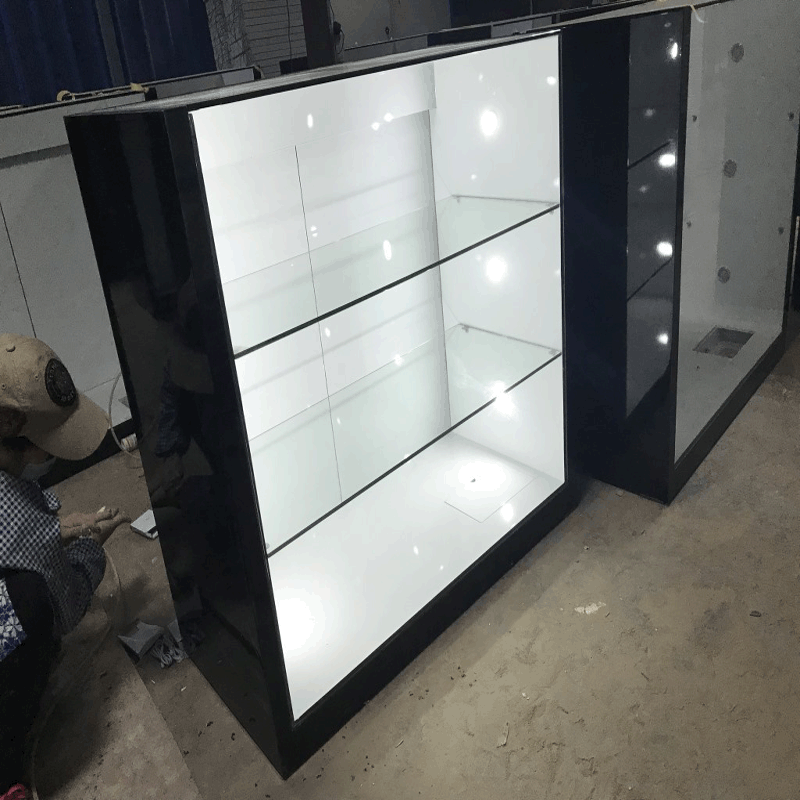 来样定做净水器器展柜拆装旋转烤漆柜台设计与安装一体服务