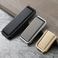 櫃門抽屜櫃暗扣拉手隱形櫥櫃門把手明裝簡約免打孔平拉手廠家直銷