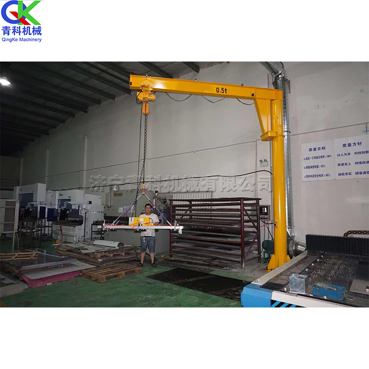 定柱式悬臂起重机 码头仓库货物提升机 立柱式悬臂吊 作业范围大