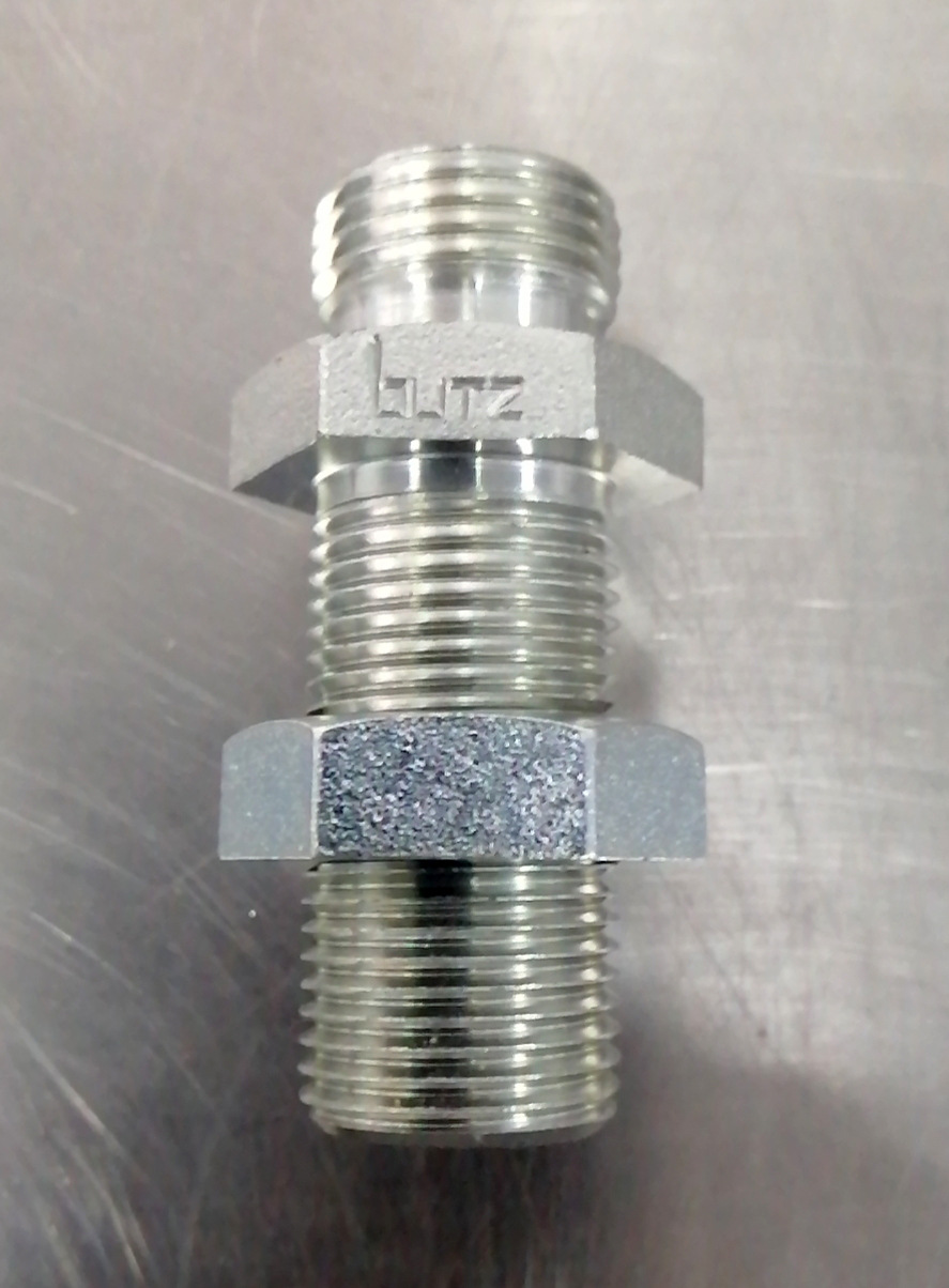 24°锥隔板接头，穿板接头，卡套式接头SV12L/6C-18LN，现货销售