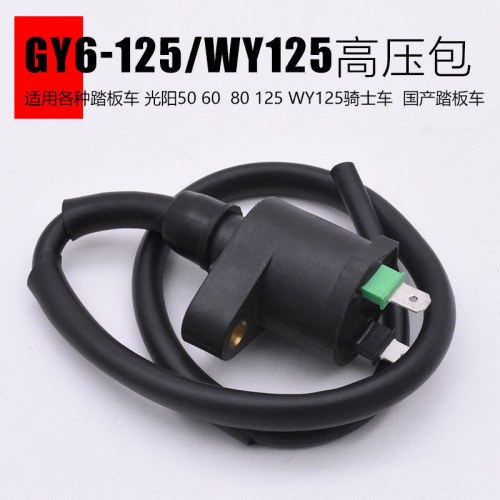 Motorcycle Pearl River High Voltage Ignition Coil Happy CG125GY6-125 WY125JH70 High Voltage Pack Accessory