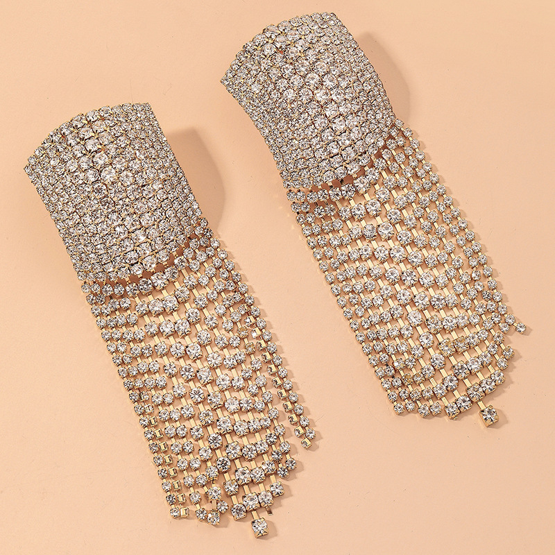 Boucles D&#39;oreilles En Diamant display picture 3