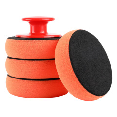 Car waxing handle polishing tool car wash sponge beauty cleaning and maintenance supplies manual waxing sponge artifact