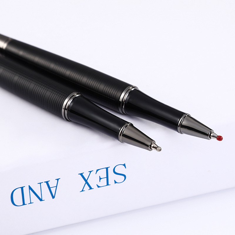 Pluma de firma de negocios negro suministro directo de fábrica pluma de firma de metal pluma de perla pluma táctil pluma de metal logotipo personalizado