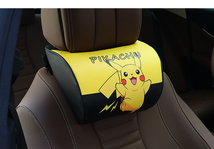 Cute Neck Pillow Memory Foam Cartoon Car Seat Pillow Four Seasons Universal Cushion Car Headrest Waist