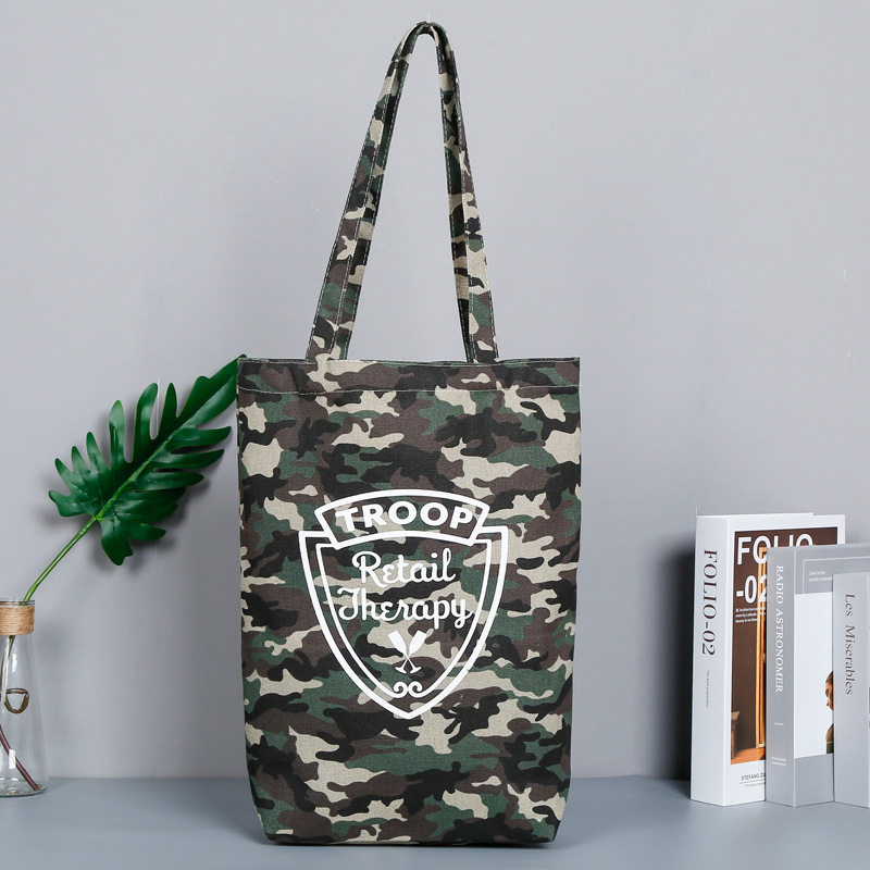 彩印购物袋定做 厂家帆布袋批发定制 棉布袋可印logo