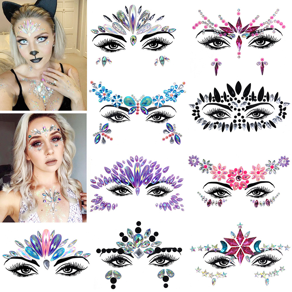Water Droplets Pattern Handmade Craft Water Droplets Arylic Tattoos & Body Art 1 Piece