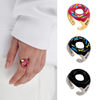 Donut, necklace, amusing fashionable universal ring, Korean style, wholesale