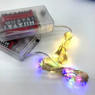 LED-гирлянда на медной проволоке 3 м 30 огней батарейный блок