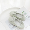 Demi-season fresh comfortable footwear for pregnant, summer thin non-slip slippers for young mother platform, soft sole