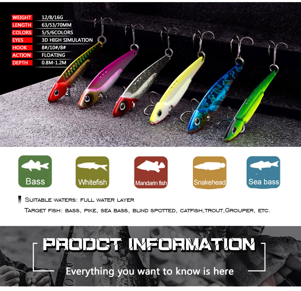 Metal Blade Baits Fishing Lures Spinner Baits Bass Lake Trout Fresh Water Fishing Lure Fresh Water Fishing Lure