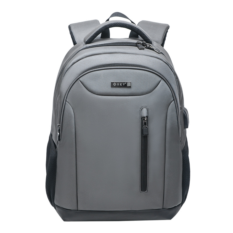 雙肩背包新秀麗同款外貿(mào)男士雙肩包時(shí)尚多功能電腦包書包男背包