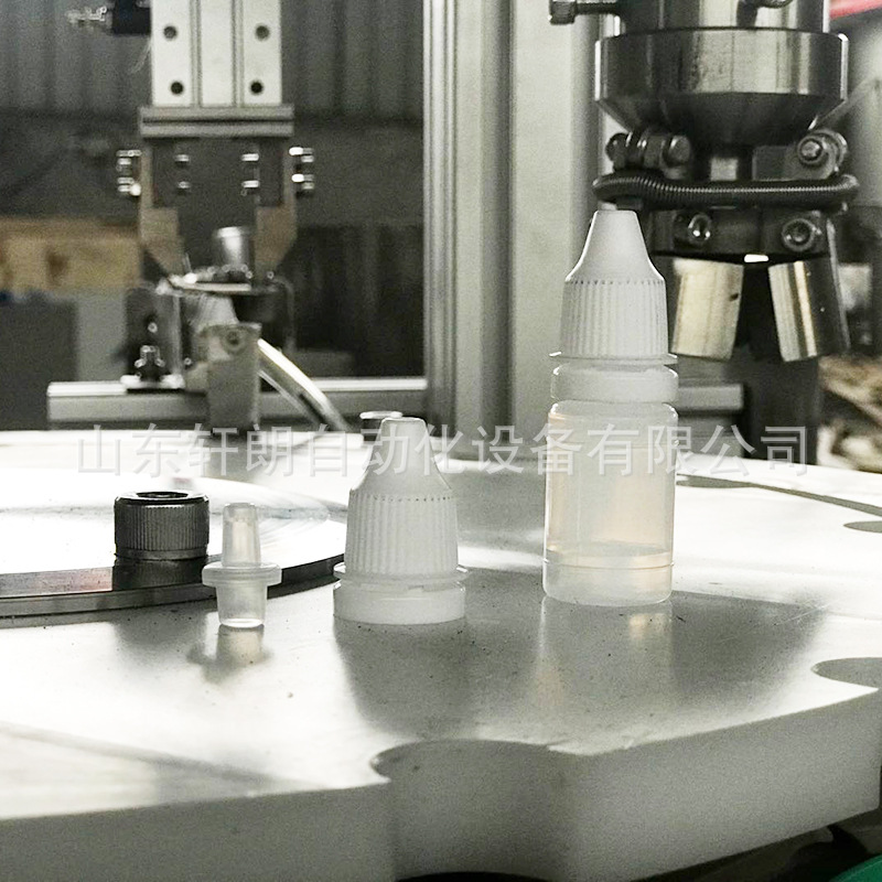 红药水灌装旋盖机 眼药水滴剂灌装机 小型塑料瓶全自动印油灌装机