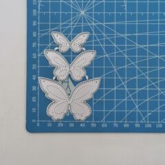 scrapbooking DIY切割刀模 碳鋼刀模 壓花刀模模板三隻蝴蝶