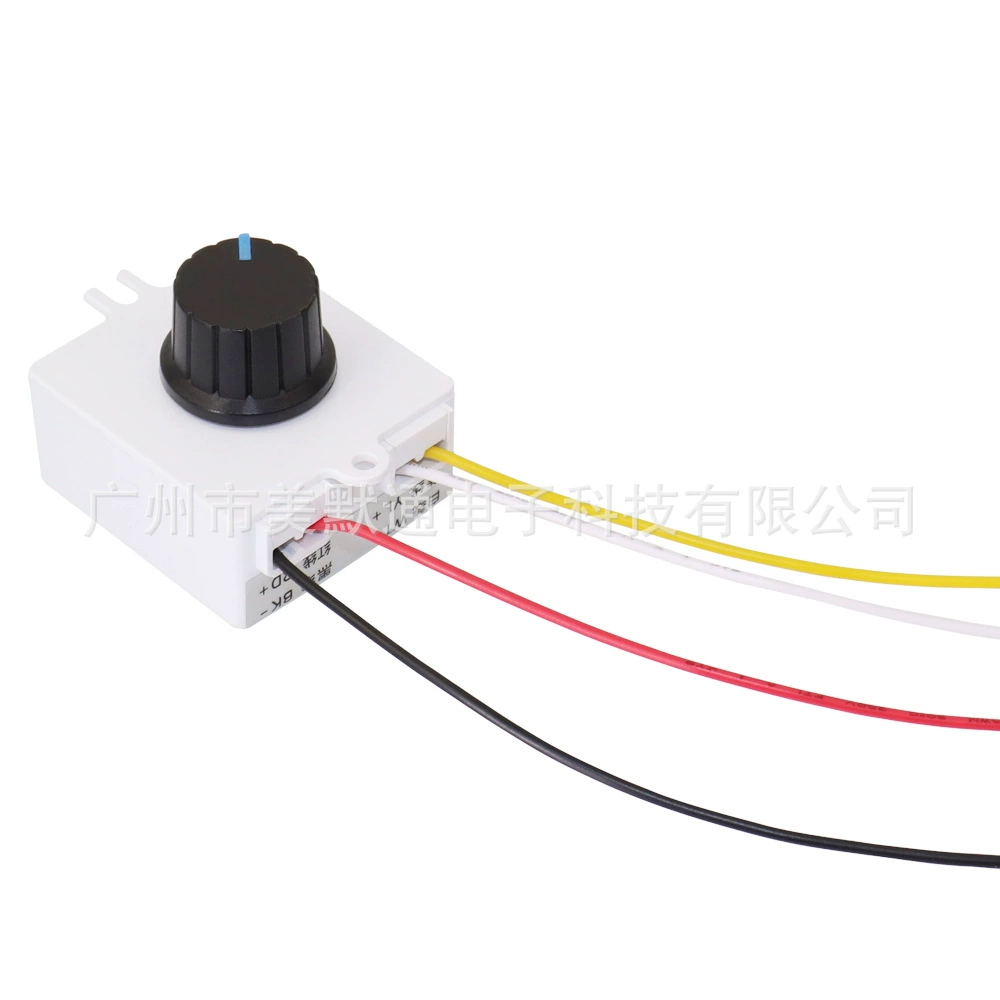 PWM регулятор скорости DC двигателя 6V/12V/24V, терморегулируемый переключатель управления скоростью HL03KS