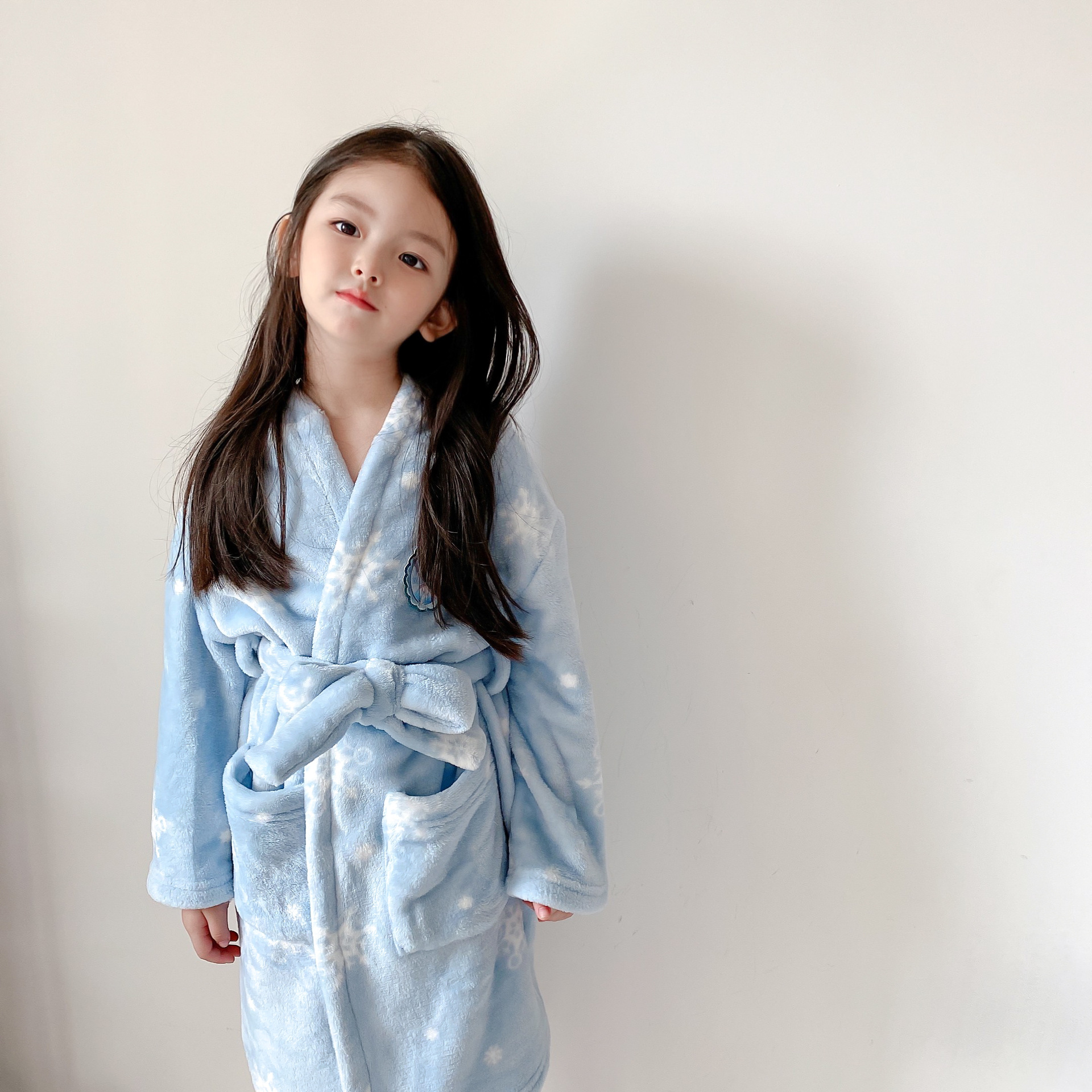 Girls Baby Frozen Plus Velvet Aisha Princess Pajamas