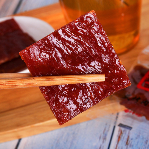 Factory Direct Sale Pork Jerky Chicken Jerky 100g/Local Specialty Meat Dried Meat Slices Leisure Food Snacks Snack Wholesale