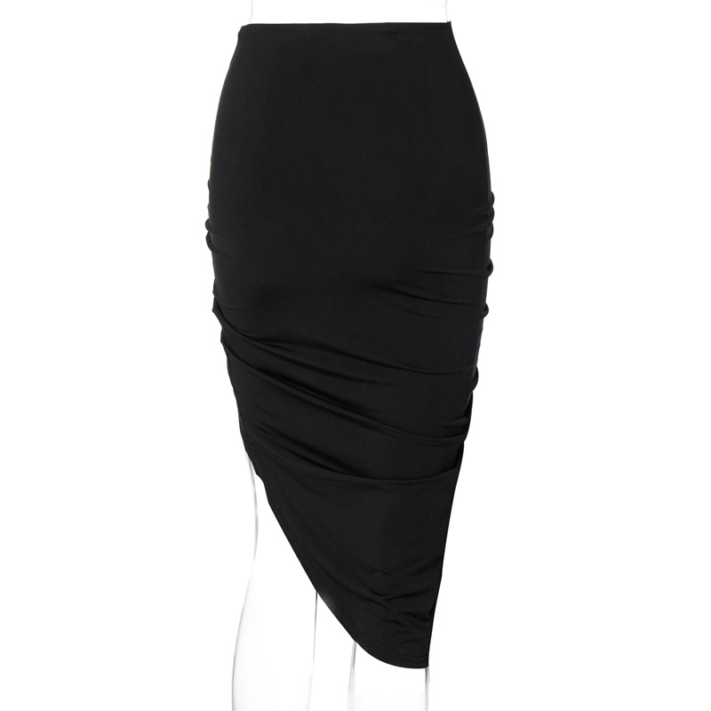 Slim Slimming Drawstring Skirt in Skirts