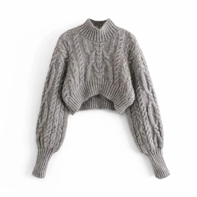 autumn and winter short woven sweater  NSAC14590