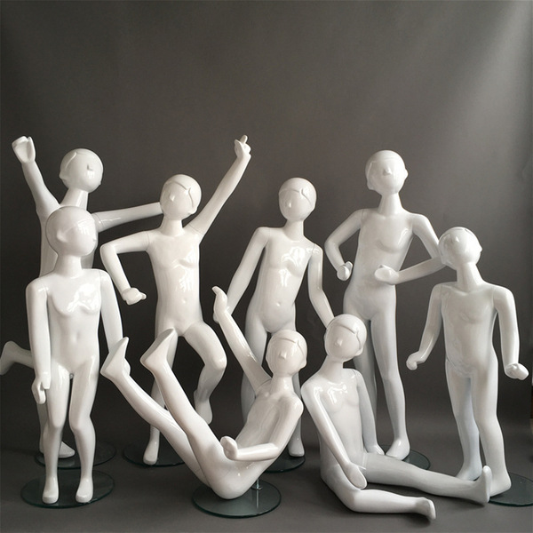 Children's glass mannequin head full body
