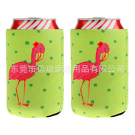 厂家供应热转印可乐杯套  环保无味潜水料易拉罐可乐套 啤酒套