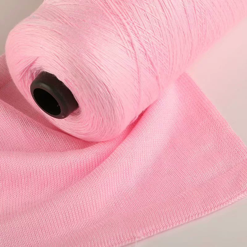 Кружево молочный шелк baby yarn, тонко пряжа шерстяная смесь, легкий летний кружевной/нить, конус 0.5 кг