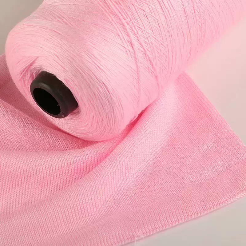 Кружево молочный шелк baby yarn, тонко пряжа шерстяная смесь, легкий летний кружевной/нить, конус 0.5 кг