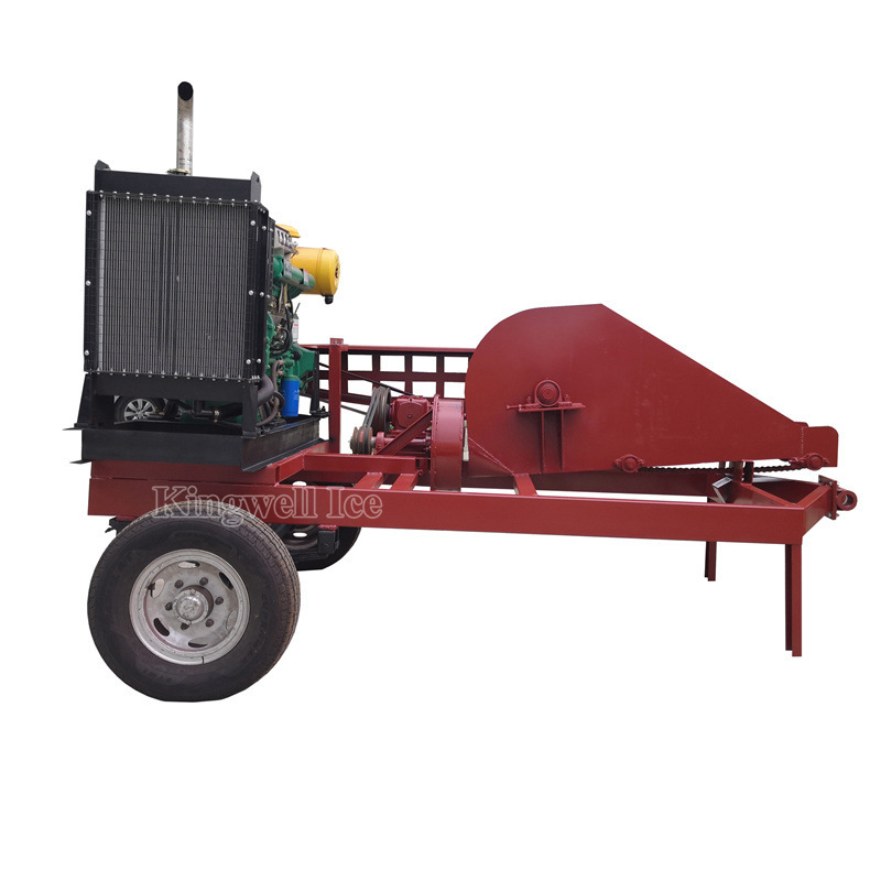 Large ice crusher fishing port ice crusher mobile ice crusher