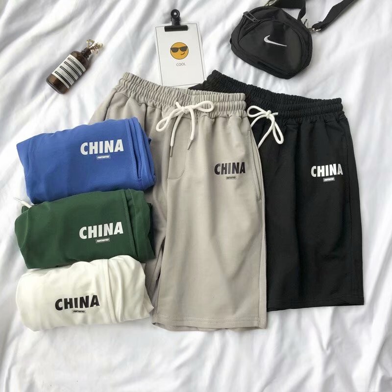 Foreign trade wholesale chattering Net red ins shorts men's fashion summer loose sports pants ulzzang pants Foreign trade wholesale chattering Net red ins shorts men's fashion summer loose sports pants ulzzang pants