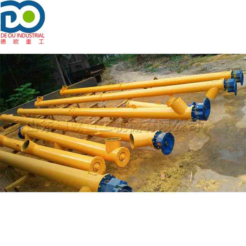 定制螺旋输送机 小麦玉米粮食输送设备 混凝土搅拌站水泥输料机