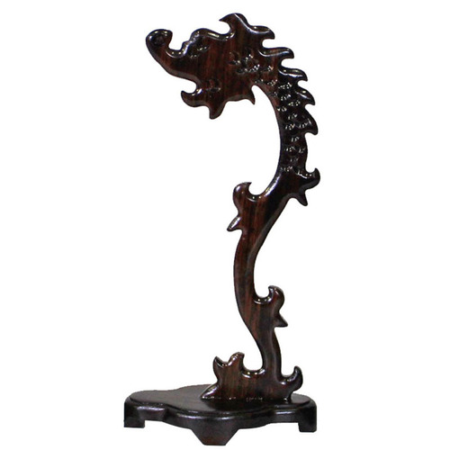 Solid wood hanging jade rack jade jewelry hanger black catalpa wood faucet jade hanger pendant pendant crafts display shelf