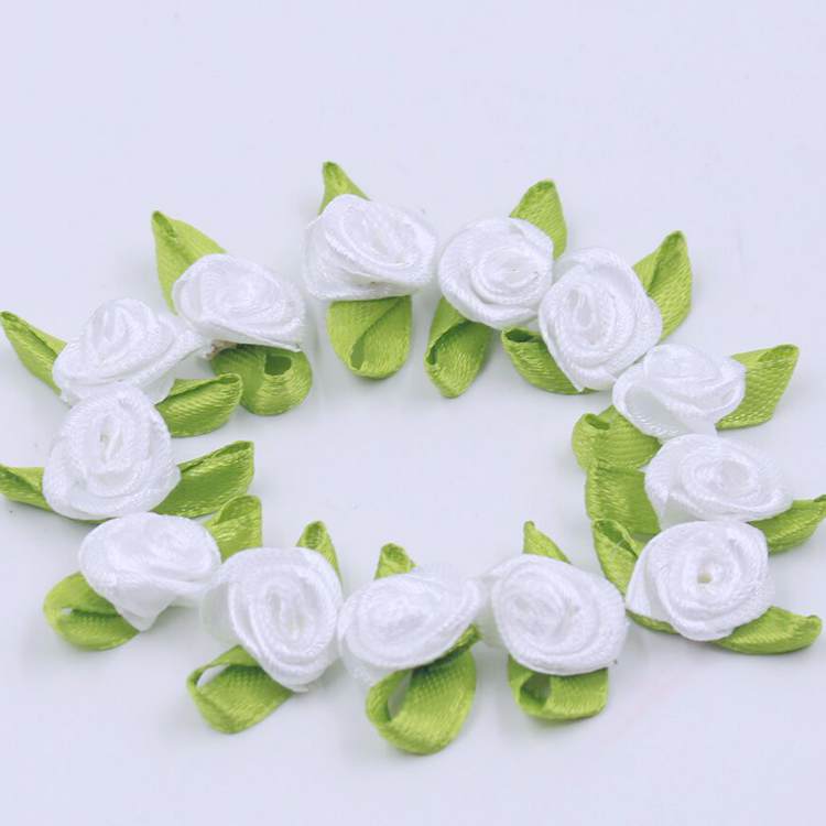 Pequeña cinta Rosa ropa para niños accesorios de juguete en stock diy1.5cm pequeña flor Rosa