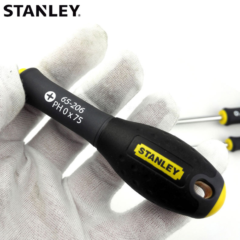 史丹利法国原装进口 十字螺丝刀3mm螺丝批PH0*75mm起子65-206-14