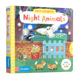Little Explorer series nocturnal animals English original picture book First Explorers Night A