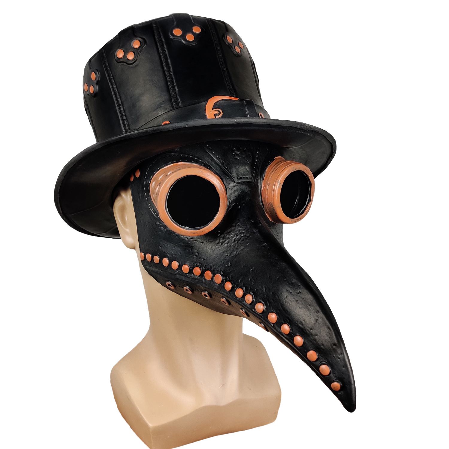 Шапка, черная медная маска