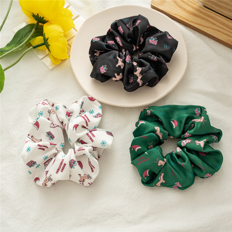 Satin Sweet Hair Scrunchies display picture 6
