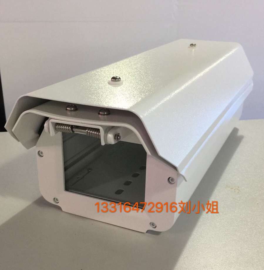 监控枪机护罩12/15寸双层带遮阳罩海康白 YA4512K/YA4515同款质