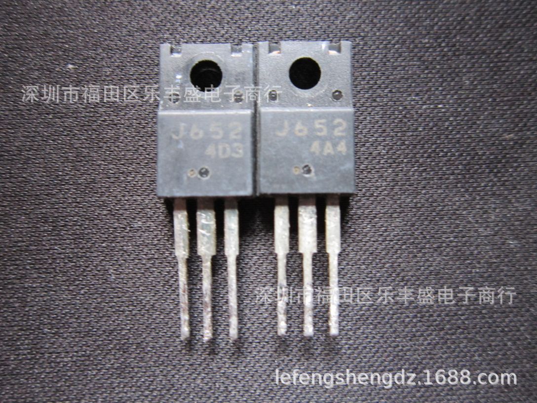J652 2SJ652 拆机三洋 TO-220F P通道 功率MOSFET -28A -60V