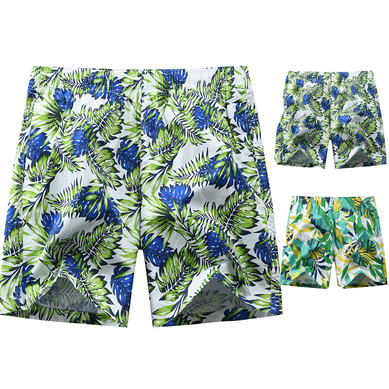 2020 summer foreign trade men's wear wise beach pants casual men's printed beach quick drying beach pants men's shorts