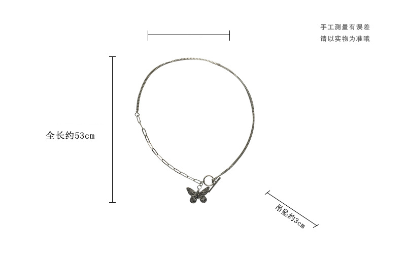 Mode Schmetterlingsform Halskette display picture 14
