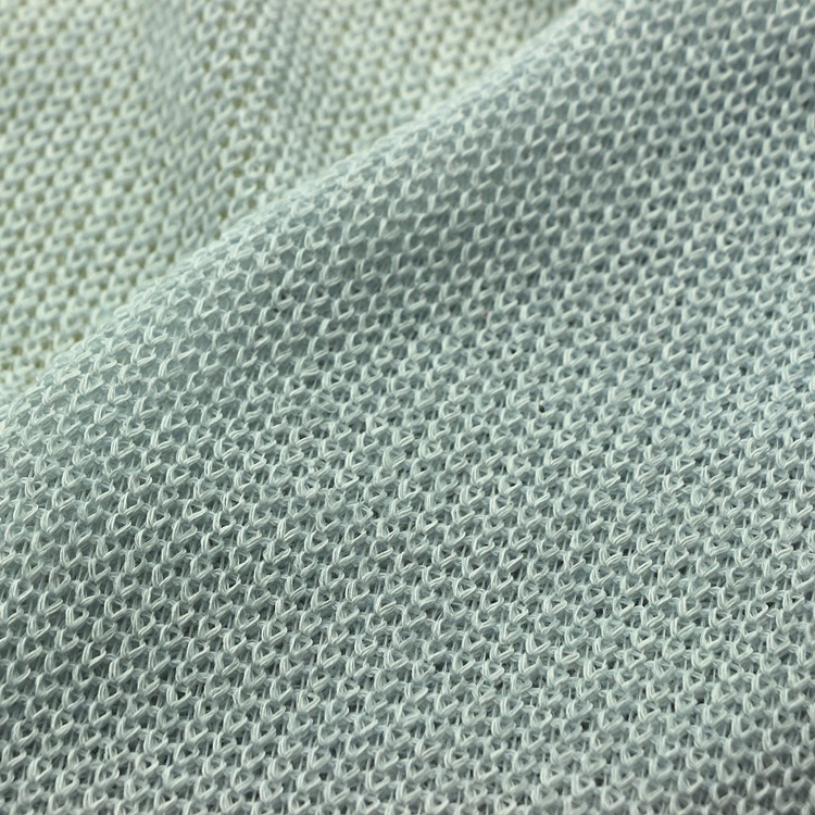 粗针布竹节彩色罗纹布针织纬编TC竹节粗针彩色织2x2螺纹布罗纹布