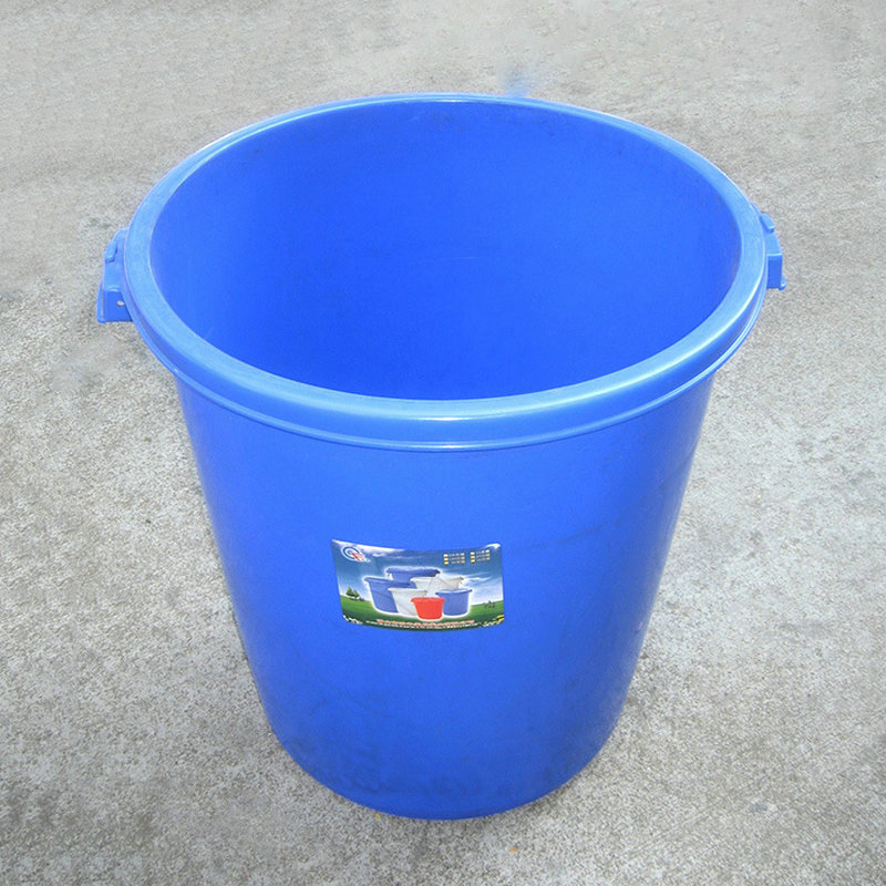 大口食品圆形塑胶桶白色PE储水桶薯角搅拌桶敞口发酵酿酒塑料桶