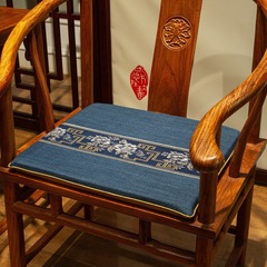 New Chinese-style embroidered dining chair and Taishi chair cushions made from thickened, non-slip sponge—wholesale available