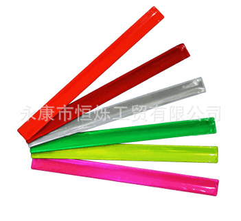 厂家直销 高反光度 高品质 反光手腕带3*34