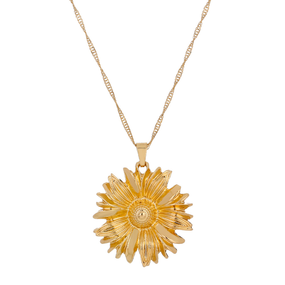 Hot Selling Fashion Chrysanthemum Pendant Women's Necklace Wholesale display picture 9