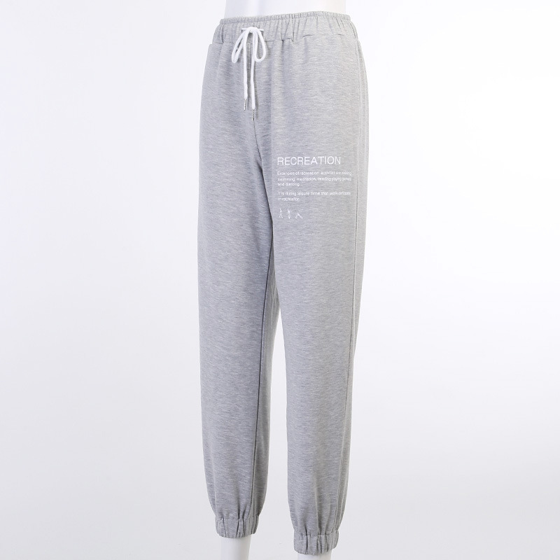 fashion loose drawstring pants  NSSU18861