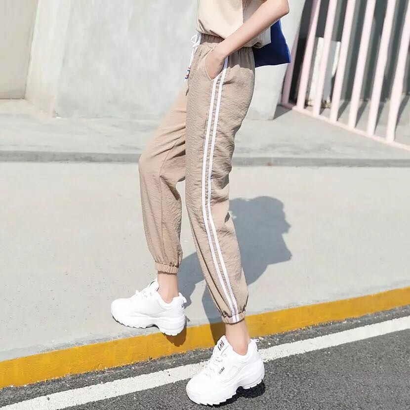 Pantalon léger femme en coton - Ref 3429918 Image 4