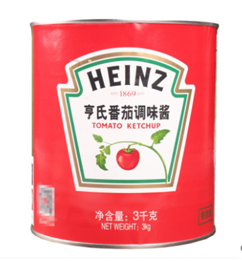 亨氏番茄酱3kg罐装 蕃茄调味酱 非沙司 高浓度番茄调味酱肉酱|ru