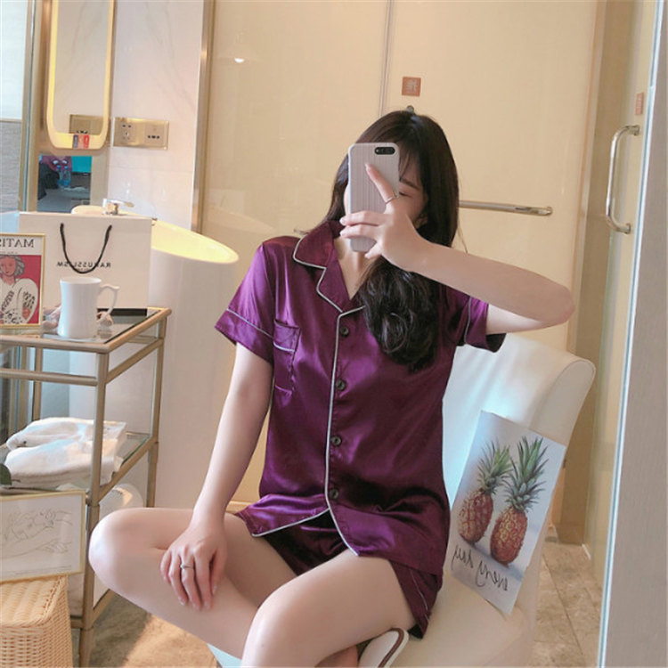 Silk summer thin cute pijama