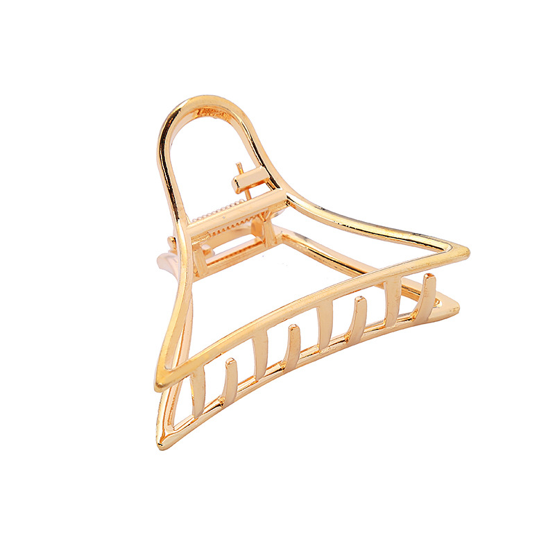 Fashion Simple Hair Accessories European And American Triangle Metal Grab Clip Wholesale display picture 7